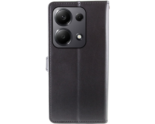 Чохол-книжка Leather GETMAN with card holder Xiaomi Redmi Note 13 5G black PLS-00-00148399