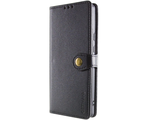 Чохол-книжка Leather GETMAN with card holder Xiaomi Redmi Note 13 5G black PLS-00-00148399