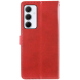 Чохол-книжка Leather GETMAN with card holder Samsung A175 Galaxy A17 red PLS-00-00148245