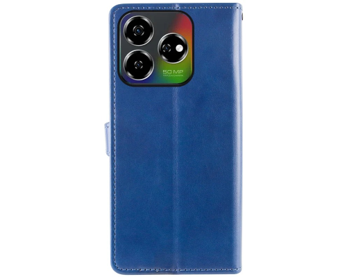 Чохол-книжка Leather GETMAN with card holder ZTE Blade V60 blue PLS-00-00148435