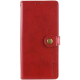 Чохол-книжка Leather GETMAN with card holder Samsung A175 Galaxy A17 red PLS-00-00148245
