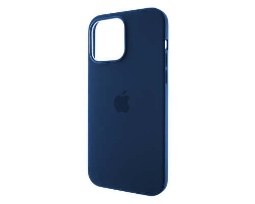 Чохол Silicone Case Full з MagSafe та Анімацією iPhone 14 Pro Max storm blue PLS-00-00109153