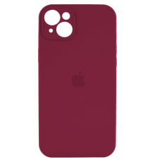 Чохол Silicone Case Full Camera Protective iPhone 15 plum PLS-00-00116483