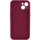 Чохол Silicone Case Full Camera Protective iPhone 15 plum PLS-00-00116483