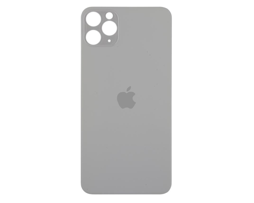 Задня кришка iPhone 11 Pro Max silver (Більший отвір) PLS-00-00046397