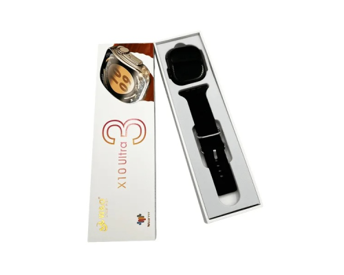 Смарт годинник W&O X10 Ultra 3 black PLS-00-00161351