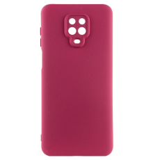 Чохол Silicone Cover Full Camera Xiaomi Redmi Note 9s marsala PLS-00-00106018