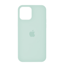 Чохол Silicone Case Full з MagSafe та Анімацією iPhone 15 Pro Max soft mint PLS-00-00122495