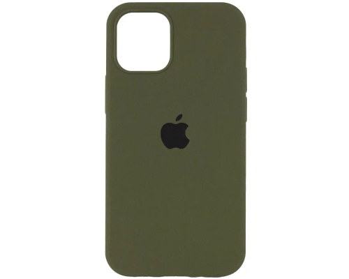 Чохол Silicone Case Full Protective iPhone 15 Plus dark green PLS-00-00109061