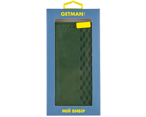 Чохол-книжка Leather Cubic Motorola Moto G57 green PLS-00-00170706