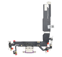 Шлейф iPhone 16 з роз'ємом зарядки pink (Original China) PLS-00-00134005