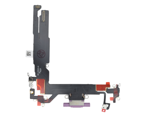 Шлейф iPhone 16 з роз'ємом зарядки pink (Original China) PLS-00-00134005