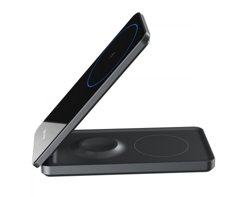Бездротовий зарядний пристрій Proove Metal Edge 3в1 15W black PLS-00-00112542