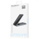 Бездротовий зарядний пристрій Proove Metal Edge 3в1 15W black PLS-00-00112542