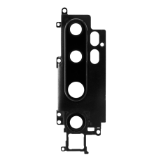 Скло камери Xiaomi Mi Note 10 з рамкою black (Original) PLS-00-00091364