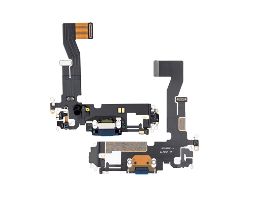 Шлейф iPhone 12 з роз'ємом зарядки blue (Original Used) PLS-00-00093426