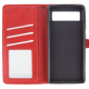 Чохол-книжка Leather GETMAN with card holder Google Pixel 6a red PLS-00-00128750