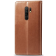 Чохол-книжка Leather GETMAN with card holder Xiaomi Redmi 9 brown PLS-00-00128993