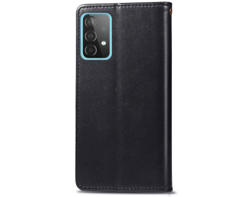 Чохол-книжка Leather GETMAN with card holder Samsung A536 Galaxy A53 5G black PLS-00-00128866
