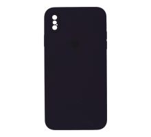 Чохол Silicone Case Квадратні Борти Full Camera iPhone XS Max berry purple PLS-00-00123138