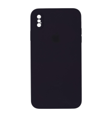 Чохол Silicone Case Квадратні Борти Full Camera iPhone XS Max berry purple PLS-00-00123138