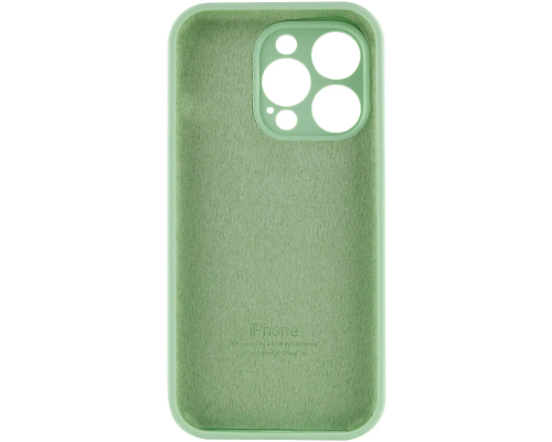 Чохол Silicone Case Full Camera Protective для iPhone 14 Pro Max pistachio PLS-00-00155493