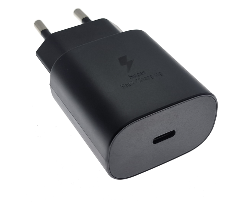 Зарядний пристрій Samsung EP-TA800 25W 3A 1USB-C retail packing (Original) black PLS-00-00107376