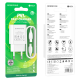 Зарядний пристрій Borofone BA65A 20W 3A 1USB-C з кабелем Lightning white PLS-00-00129949