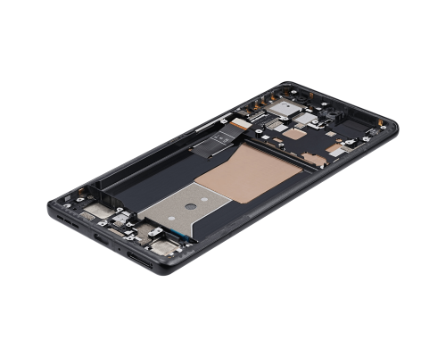 Дисплей Motorola XT2301 Moto Edge 40 Pro з сенсором та рамкою black (Original) PLS-00-00106712