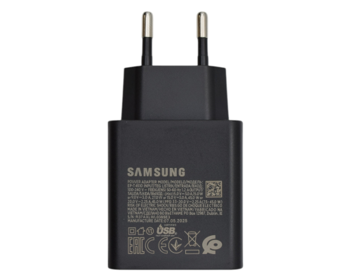 Зарядний пристрій Samsung EP-T4510 45W 3A 1USB-C (Original China) black PLS-00-00142476