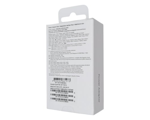 Зарядний пристрій Samsung EP-T4510 45W 3A 1USB-C (Original China) black PLS-00-00142476