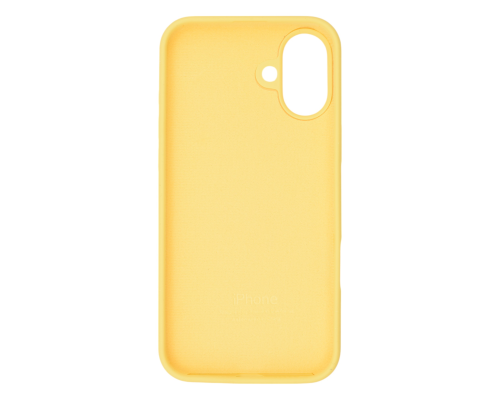 Чохол Silicone Case Full Protective iPhone 16 yellow PLS-00-00130546