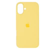 Чохол Silicone Case Full Protective iPhone 16 yellow PLS-00-00130546