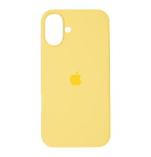 Чохол Silicone Case Full Protective iPhone 16 yellow PLS-00-00130546