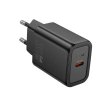 Зарядний пристрій Hoco N62 30W 3A 1USB-C black PLS-00-00139501