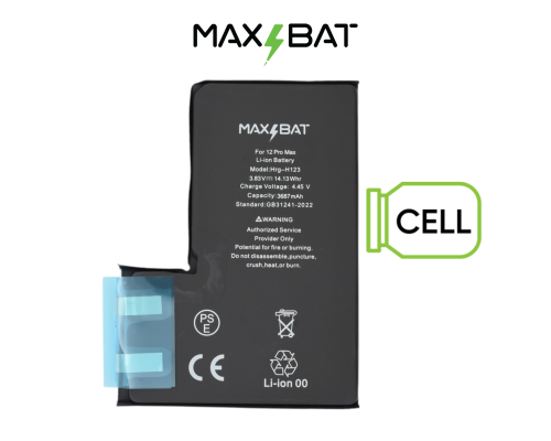 Акумулятор iPhone 12 Pro Max (Max Bat Cell - без шлейфа) PLS-00-00140436