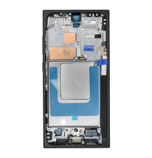 Дисплей Samsung S928 Galaxy S24 Ultra з сенсором та рамкою black (OLED) (Big size) PLS-00-00140774