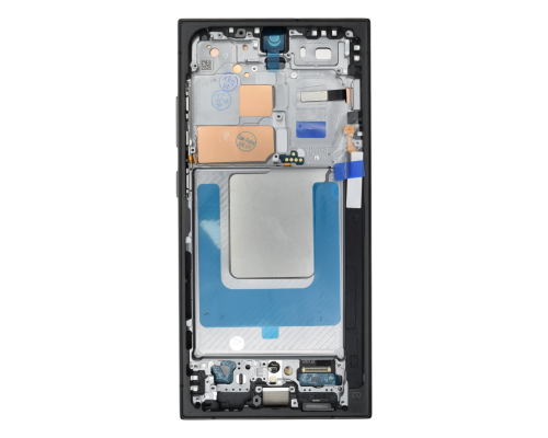 Дисплей Samsung S928 Galaxy S24 Ultra з сенсором та рамкою black (OLED) (Big size) PLS-00-00140774