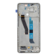 Дисплей Xiaomi Poco M8 5G з сенсором та рамкою silver (OEM) PLS-00-00165573