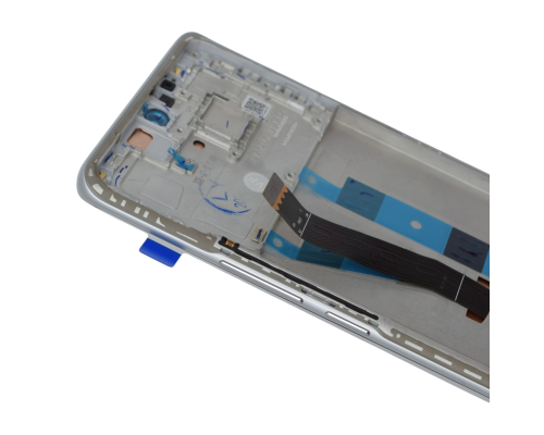 Дисплей Xiaomi Poco M8 5G з сенсором та рамкою silver (OEM) PLS-00-00165573