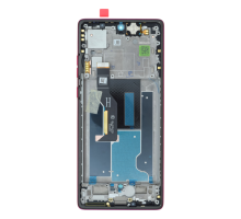 Дисплей Motorola XT2429 Moto Edge 50 Fusion з сенсором та рамкою pink (Original) PLS-00-00130199