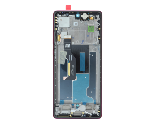 Дисплей Motorola XT2429 Moto Edge 50 Fusion з сенсором та рамкою pink (Original) PLS-00-00130199