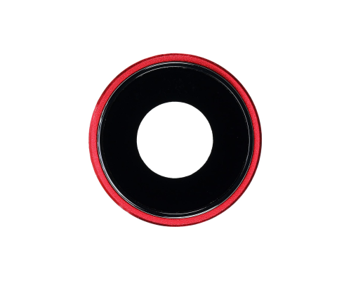 Скло камери Apple iPhone XR з рамкою red PLS-00-00093279
