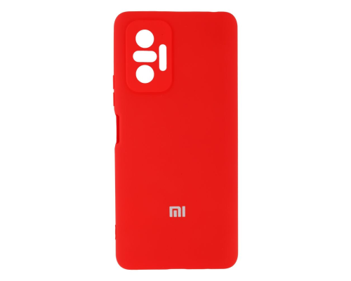 Чохол Silicone Cover Full Camera Xiaomi Redmi Note 10 Pro red PLS-00-00103539