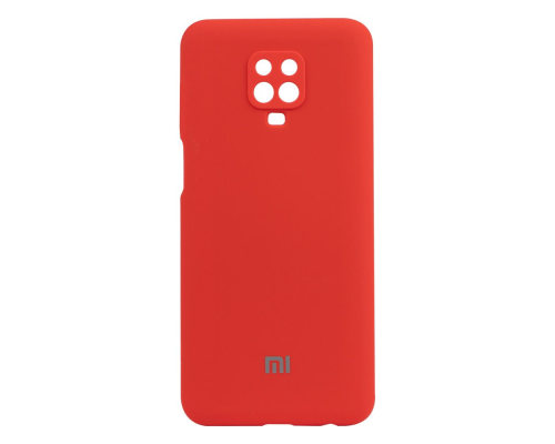 Чохол Silicone Cover Full Camera Xiaomi Redmi Note 9s red PLS-00-00103527
