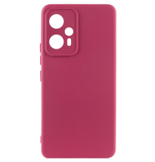 Чохол Silicone Cover Full Camera Xiaomi Redmi Note 12T Pro marsala PLS-00-00118641