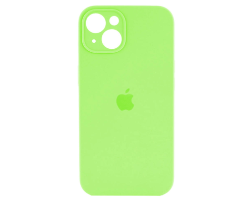 Чохол Silicone Case Full Camera Protective iPhone 14 neon green PLS-00-00104550