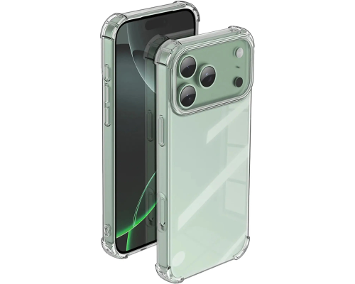 Чохол WXD Silicone 0.8 mm HQ iPhone 17 Pro Max transparent PLS-00-00147803