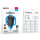 Зарядний пристрій Borofone BAS71A 10.5W 2.1A USB-A з кабелем A-L black PLS-00-00147784