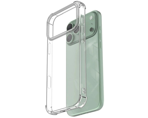 Чохол WXD Silicone 0.8 mm HQ iPhone 17 Pro Max transparent PLS-00-00147803